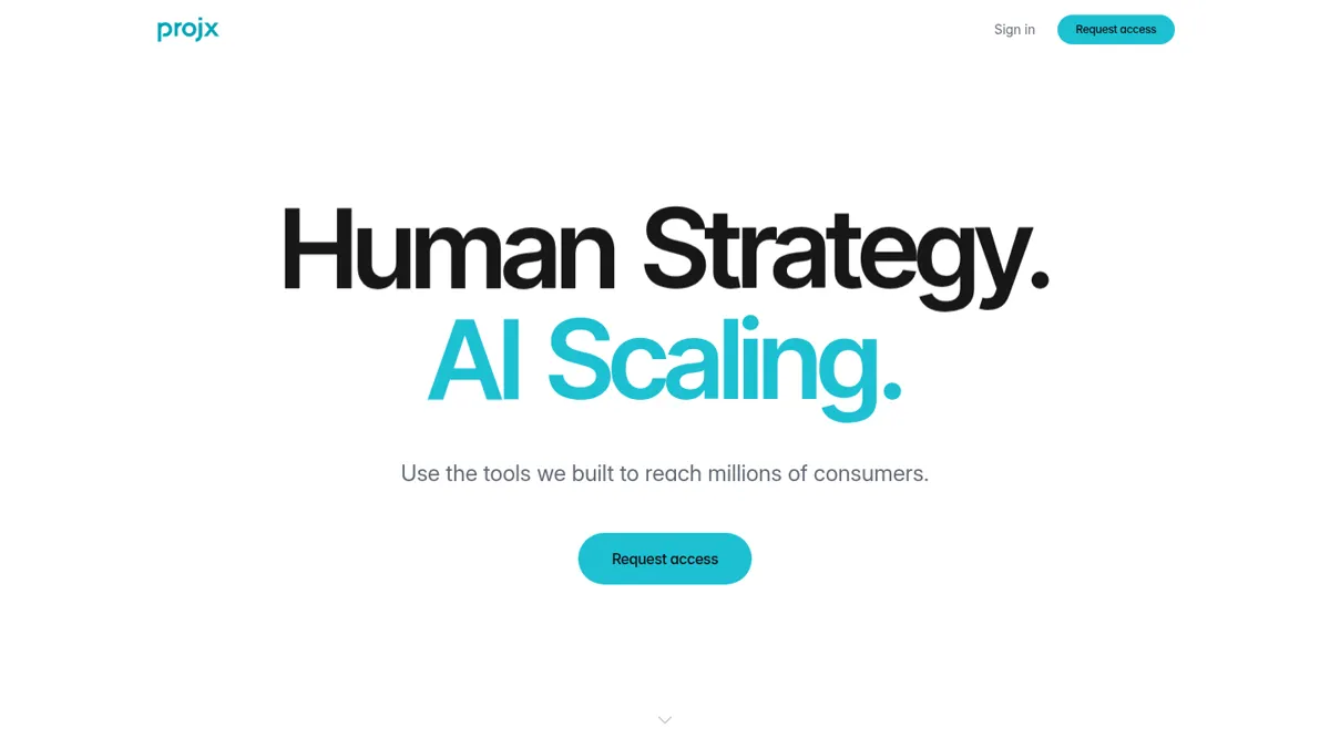 projx AI Website