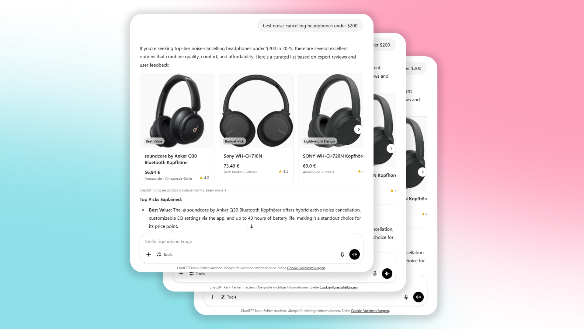 ChatGPT startet Shopping-Funktion