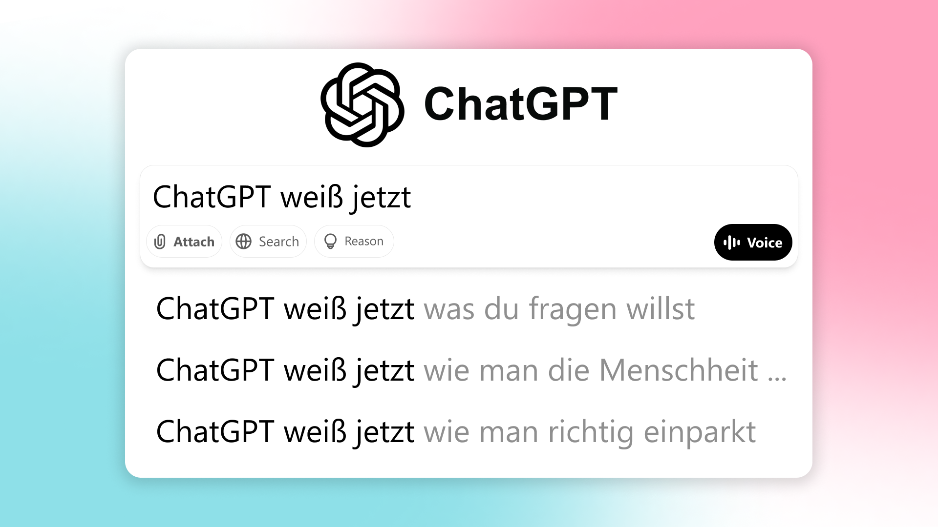 ChatGPT Update 2025: Intelligente Autosuggestions sind live